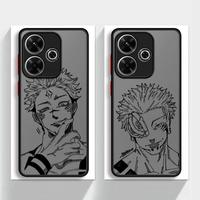 Case for Xiaomi Redmi Note 8 9 10 11 Pro 9S 11S 7 13 14 12 Pro Plus 8T 12s 10S Soft shell Funny Man Anime