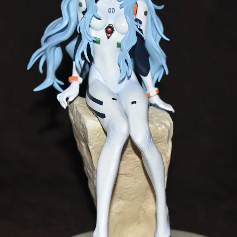 23cm Evangelion Eva Anime Figure Long Hair Ayanami Rei Sexy Girl Action Figure PVC Model Doll Classic Ornaments Toys Gifts