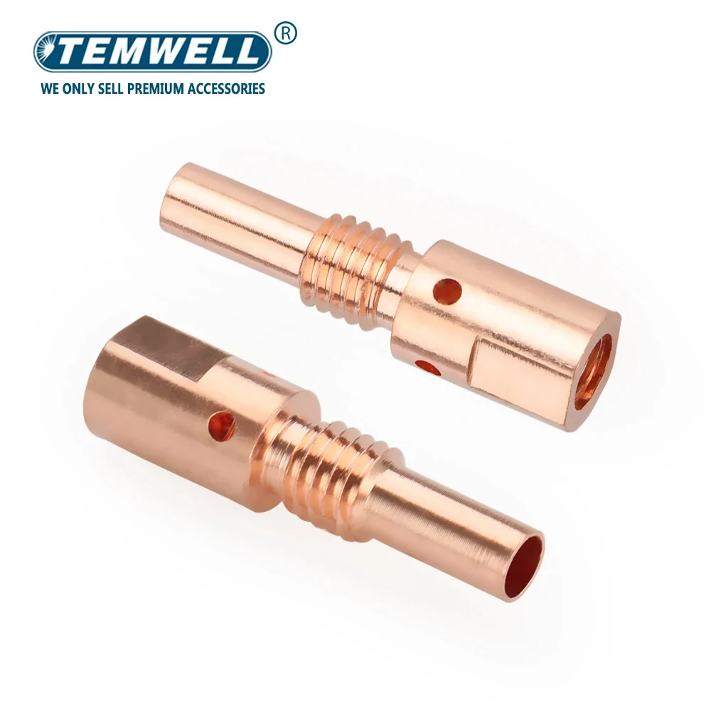 16PCS 25AK Welding Torch accessories Consumables 0.6/0.8/0.9/1.0/1.2mm MIG Torch Gas Nozzle Tip Holder of 25AK MIG MAG