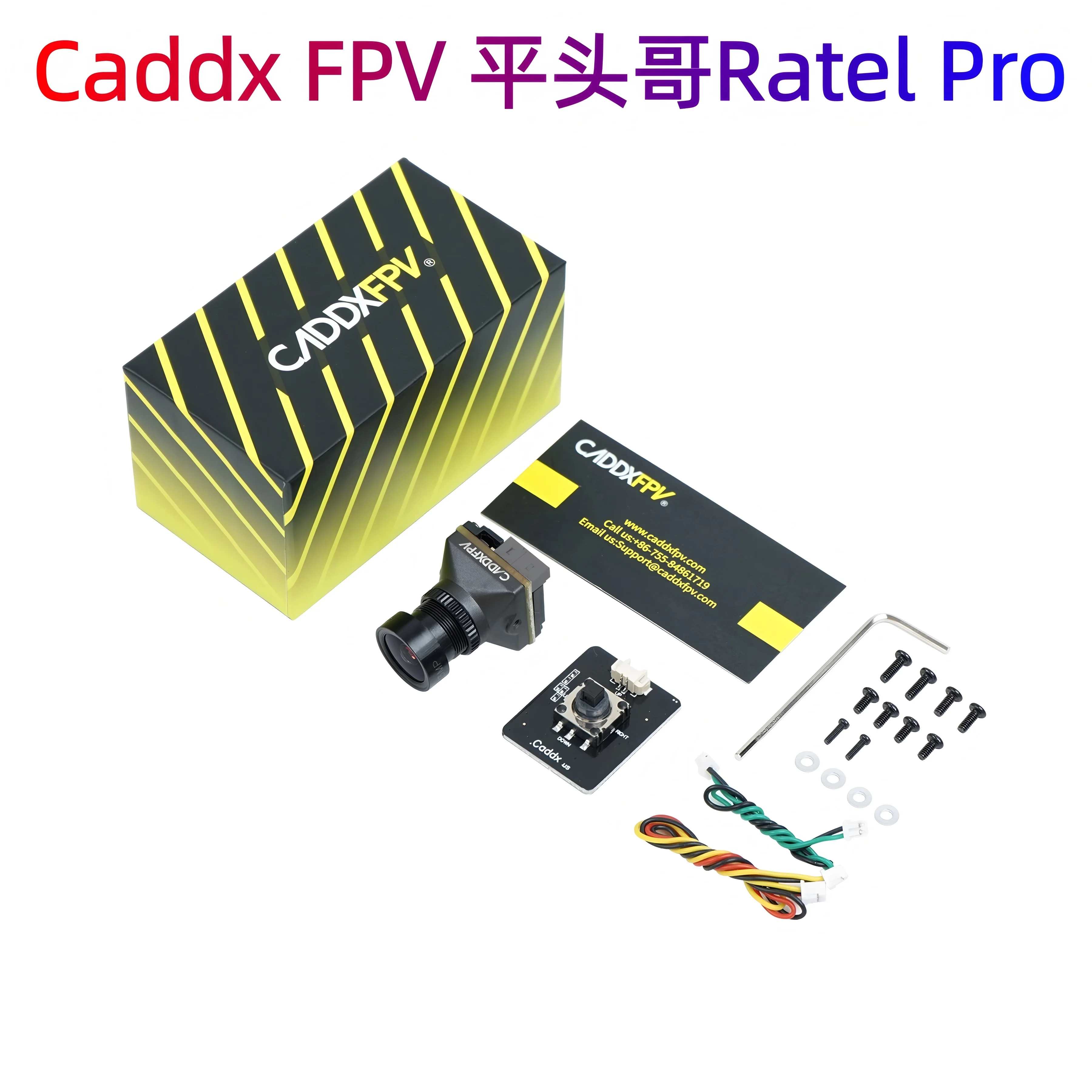 

1/2/3 Pieces CADDX Ratel Pro 1500TVL 9.5g Super WDR 4.5V-27V NTSC/PAL CMOS FPV Starlight Night Vision Blacklight Camera