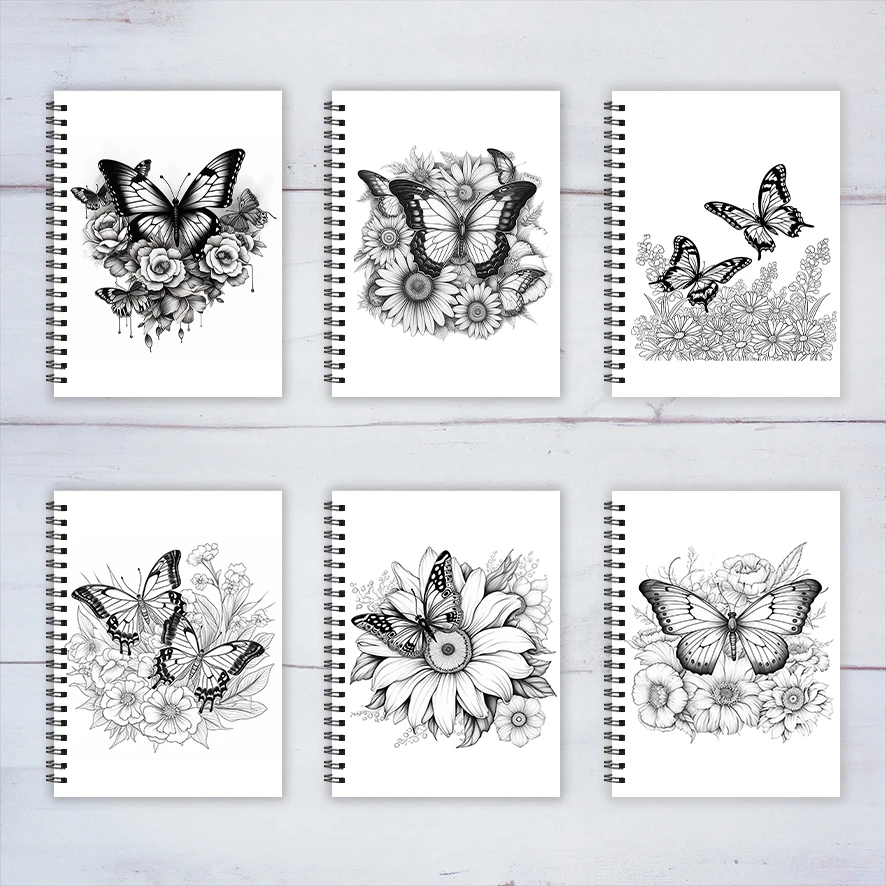 Jimsonweed Coloring Book for Adults - 8.3x 11.2 Inch 22 Page Coloring Book - Helps Reduce Stress and Ease Emotions