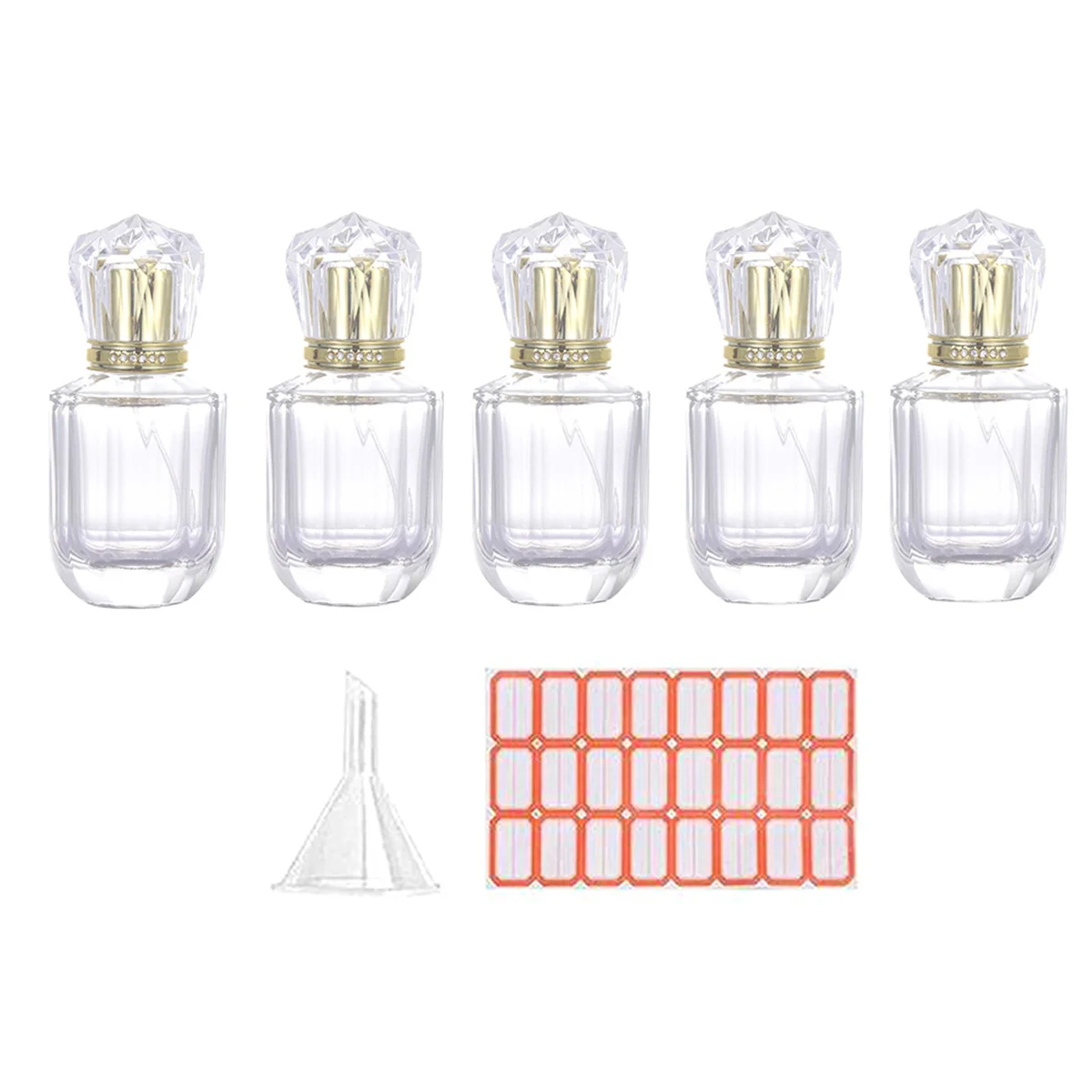 5Pcs 30Ml Glass Spray Bottle Small Cosmetic Atomizer Perfume Bottles Atomizing Spray Container Spray Bottles for Travel