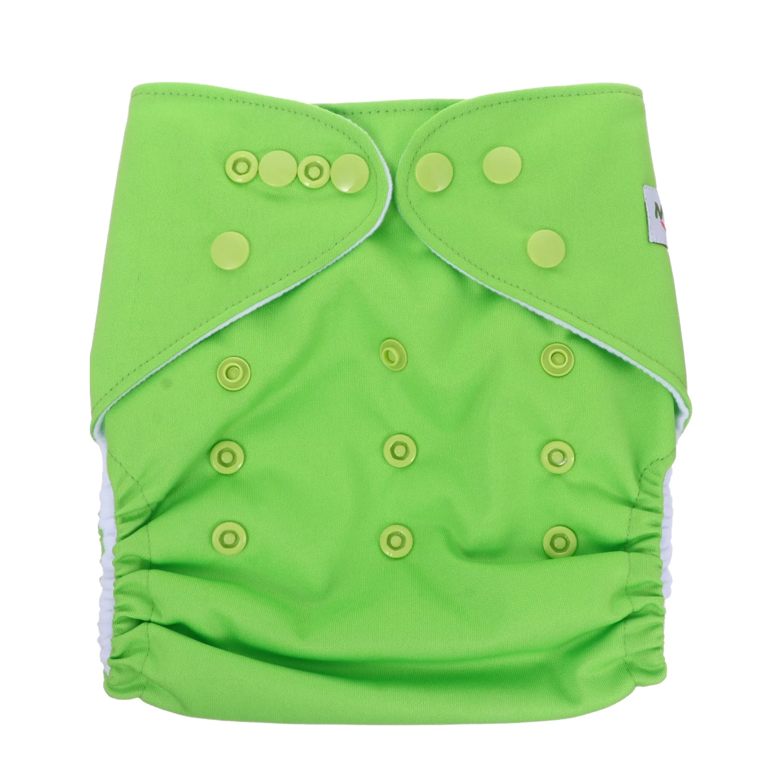 حفاضات قماشية قابلة للتنفس وقابلة لإعادة الاستخدام بلون سادة وقابلة للتعديل، سراويل تدريب للأطفال الرضع صديقة للبشرة وقابلة للغسل #2