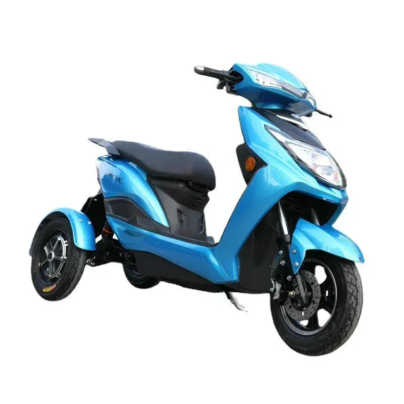 

STLF2024 latest new energy adult tricycle 3 wheel scooter suitle 2 people riding tumbler