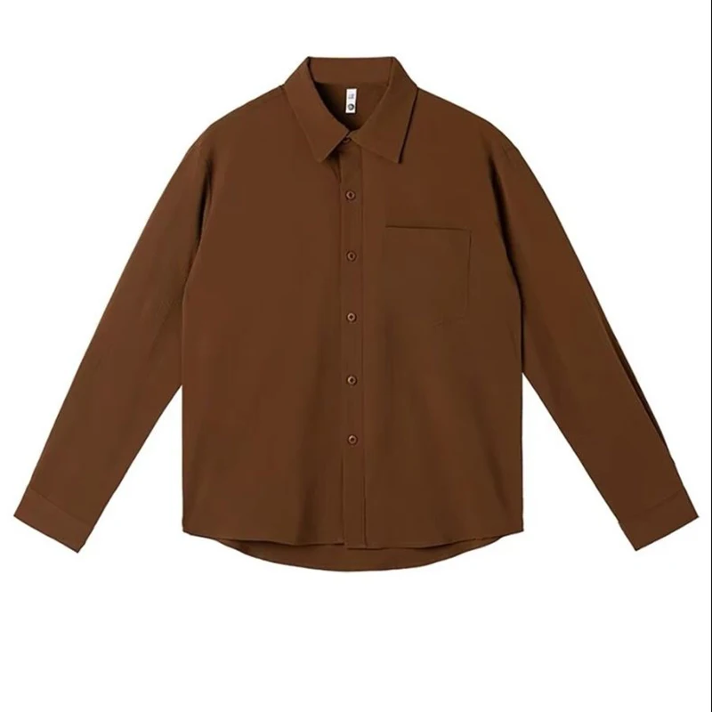lapel Japanese men's new lazy spring and autumn youthful trend temperament Harajuku ins jacket cotton fashion