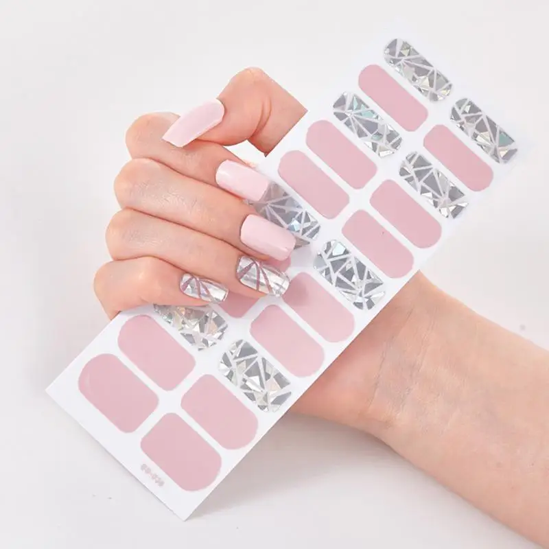 Long-lasting Polish Wraps No Messy Polish Nail Art Sticker Instant Nail Makeover Easy To Apply Full Cover Strips Unique Designs