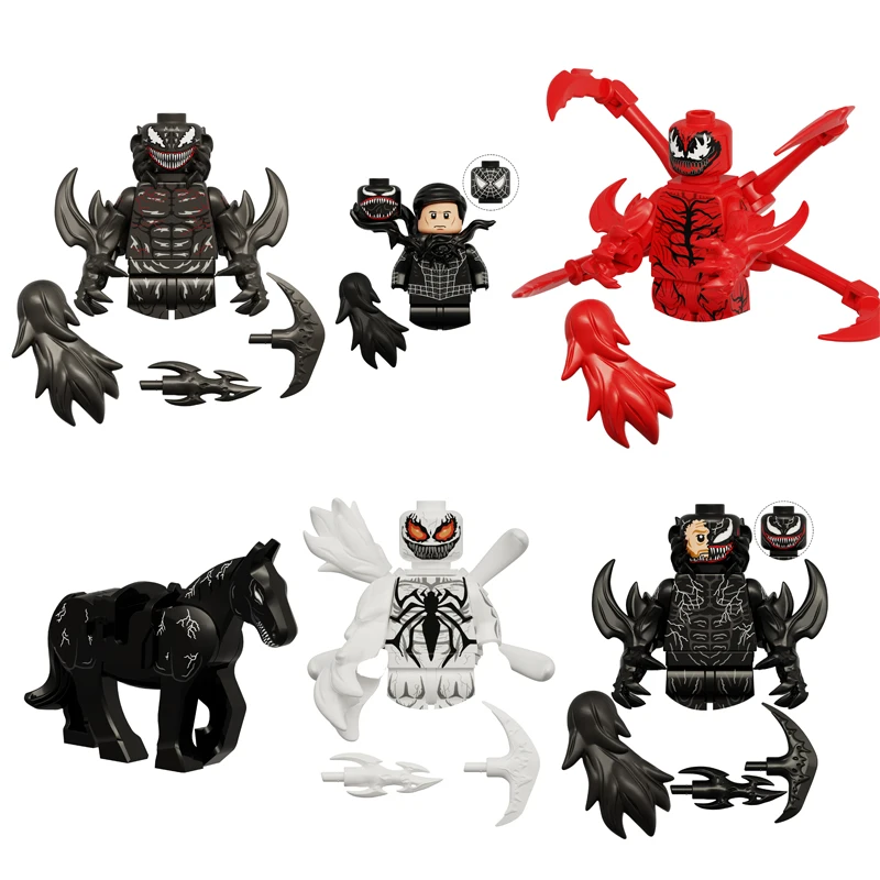 

KDL832 Venom Anti-Venom Riot Building Blocks Hero Anime Bricks Dolls Mini Action Toy Figures Assemble Blocks Children Gifts