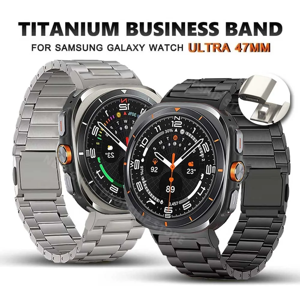 Titanium Bracelet For Samsung Galaxy Watch Ultra 47mm Magnetic Watch Band For SAMSUNG GALAXY ULTRA 47MM Quick Fit Luxury Strap