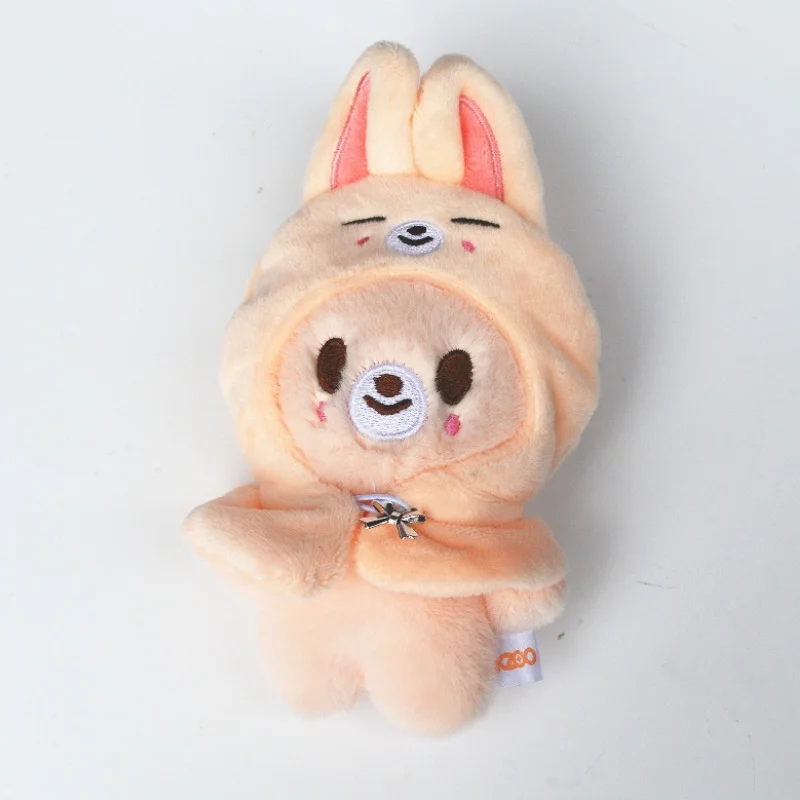 Skzoo 12 cm knuffel schattige hoofdband Kawaii verdwaalde wolf pluche pop sleutelhanger slaapkamer decoratie kindercadeau rugzak hanger