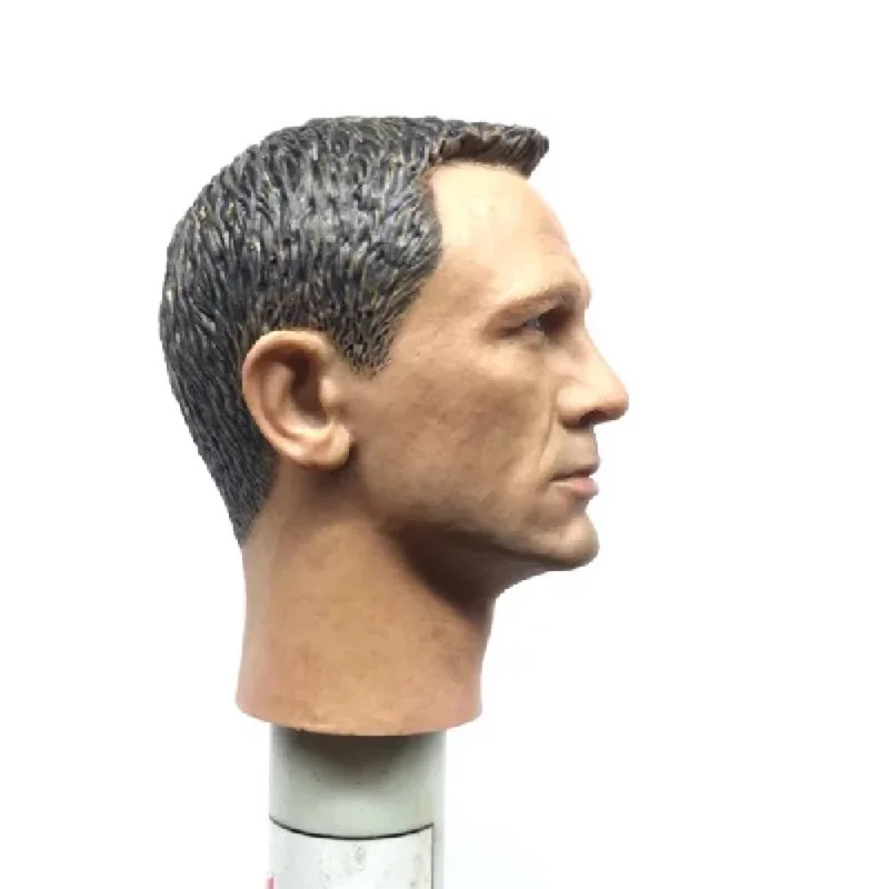 1/6 Scale Agent James Headplay Craig Head Scuplt Action Figure Toys BB9002 for Hobby Collection Display Dolls Gifts Fans Adults