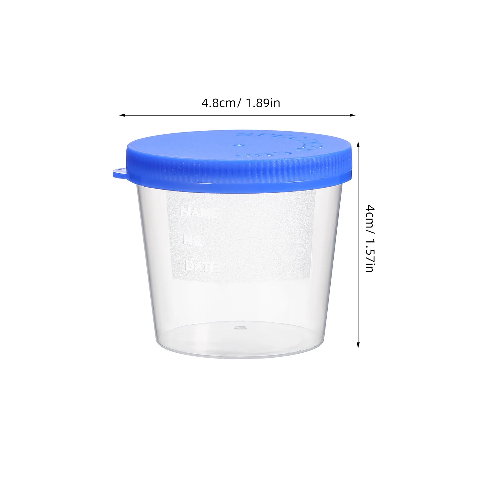 Sterile 40ML Disposable Specimen Cups 30pcs Sputum Sample Containers for Pregnancy Urine PH Testing Collection Cup Random
