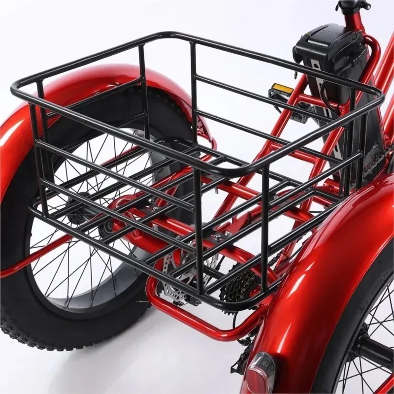Electric Tricycle for Adults Long Range Removable Battery 48V 500W 20