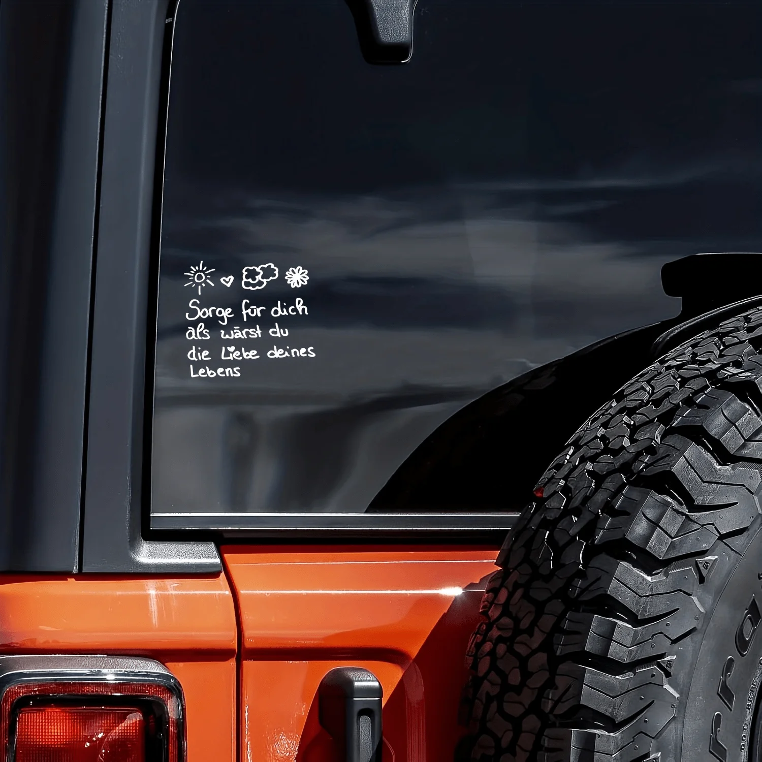 Vinyl Mirror Sticker with 