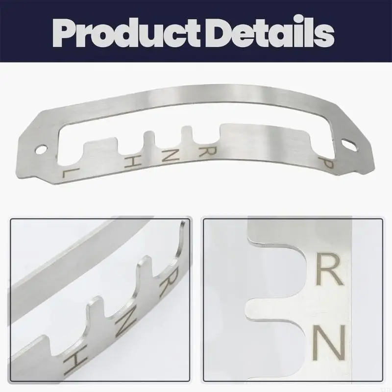 Metal Gear Guide Plate 707900608 707900506 for HD8 HD9 HD10 UTV Manual Lever Consoles, with Gated Opening, Visible Position X37F