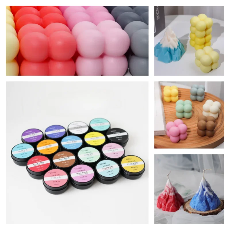 

20g Solid Candle Dye Handmade DIY Making Home Ornament Decorative Items Scented Candle Auxiliary Ingredients Candle Dye Paint