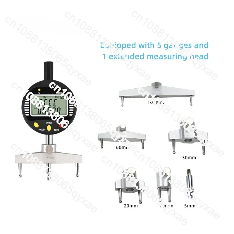 High Precision Digital Radius Gauge Arc Ball Diameter Measurement Indicator