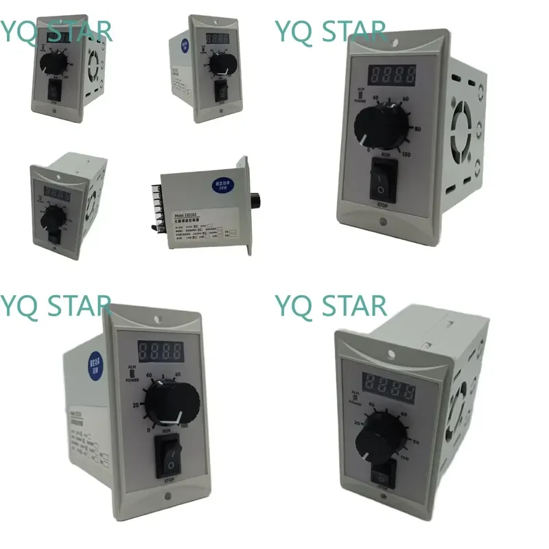Brushless DC Motor Controller Driver for Easy Operation Wide Speed Range Digital Readout AC220V AC110V 15W 30W Motor