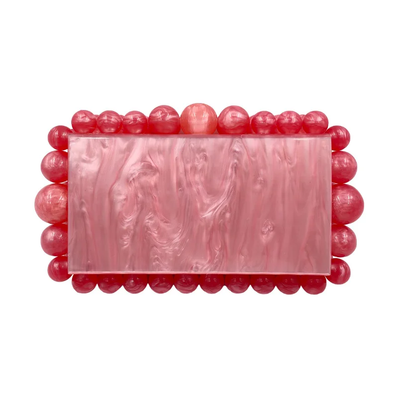 NONE Acryl Clutch Bag Multicolor 9