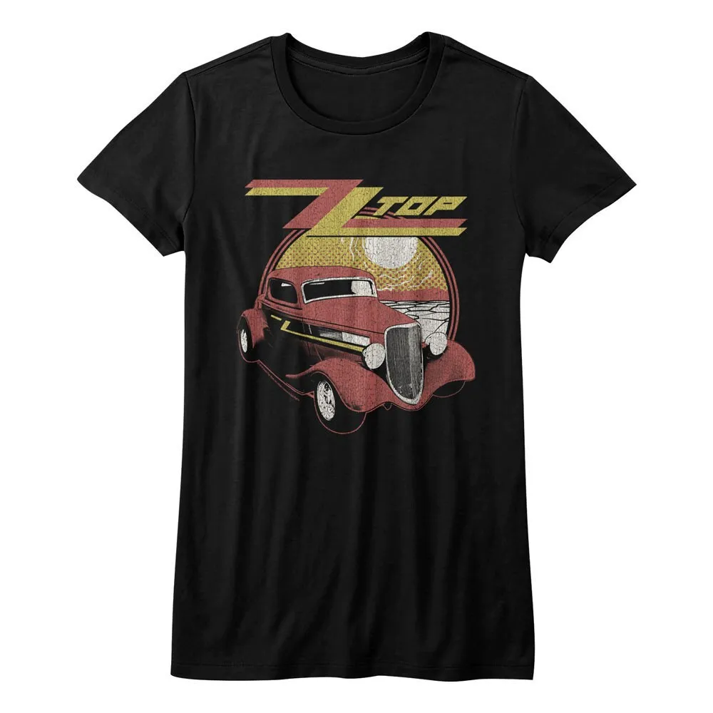 Zz Top Eliminator Black Junior Women'S T Shirt