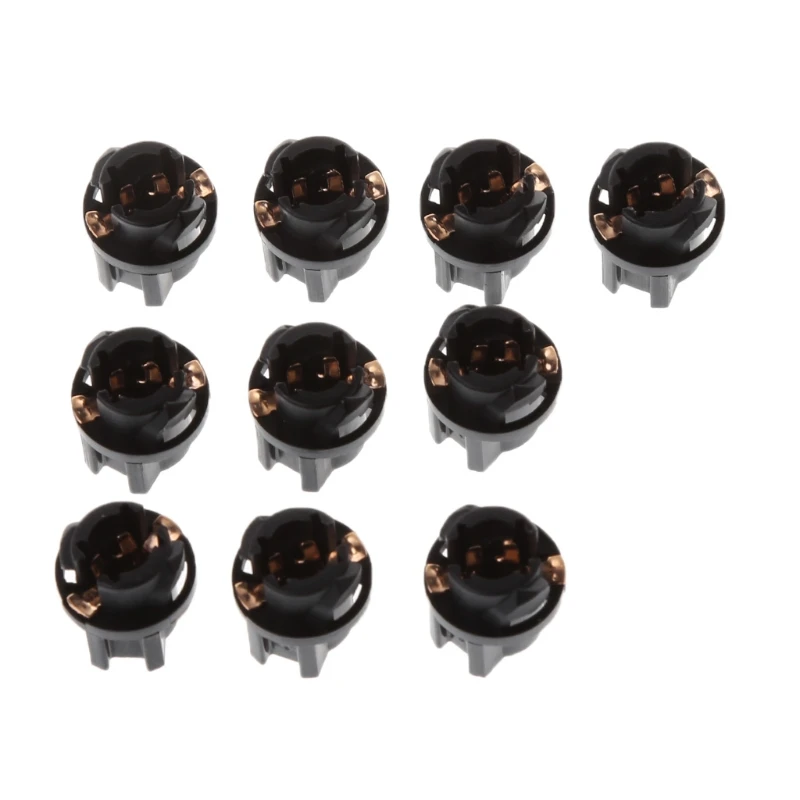 10Pcs Twist Lock Socket Auto Dashboard Instrument Panel Cluster Plug For Air Conditioner Lights Car Bulbs Base