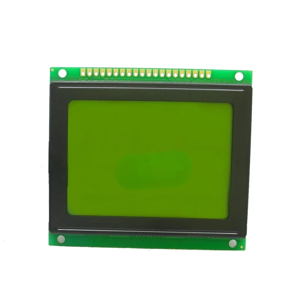 LCD 12864เกรดอุตสาหกรรมโมดูลหน้าจอ LCD 5/3 3V พอร์ตขนาน128X64จุดหน้าจอ MLW12864L