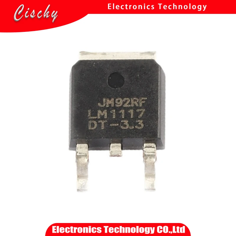 10pcs LM1117DT-3.3 TO252 LM1117-3.3 L1117-33 LM1117DT TO-252 LM1117DTX-3.3