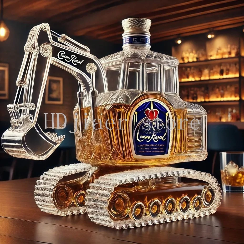 

Excavator-shaped Whiskey Bottle, a new favorite among whiskey enthusiasts
