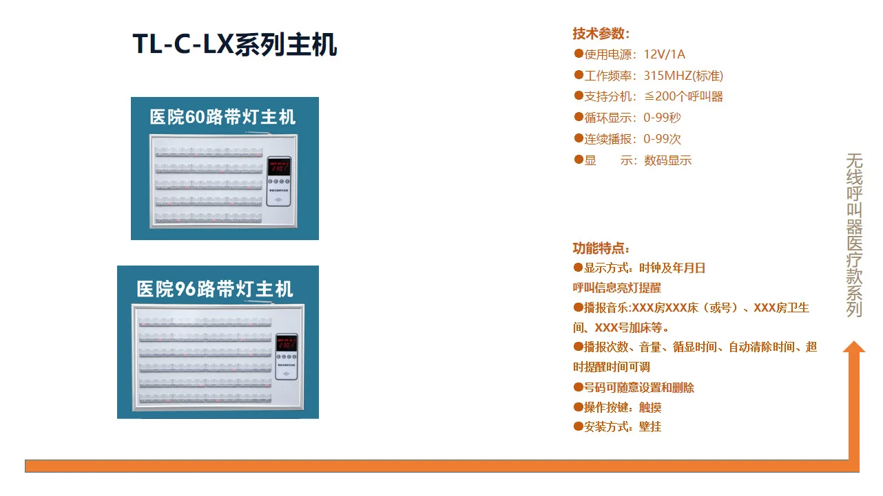 Wireless pager, wireless doorbell, adjustable volume
