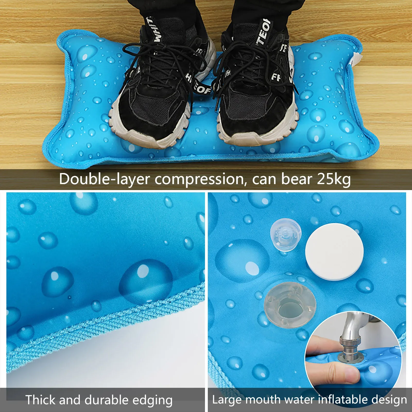 Summer Cooling Water Cushion Sleeping Aid Pad Mat Muscle Relief Cooling Pillow Ice Pad Massager Bedding Sleep Cool Cushion