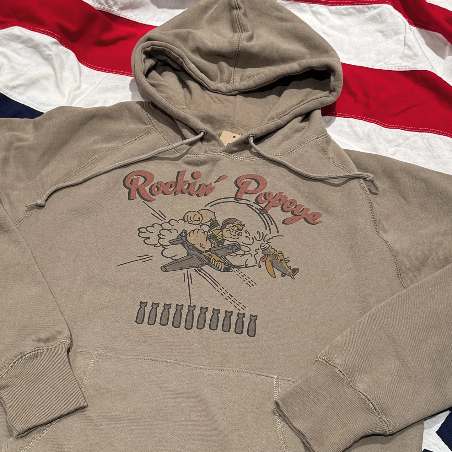 

Military Style Fleece Lined Hoodie Unisex Couple Sweatshirt Retro Design Casual Comfortable Polyester Fabric Hooded