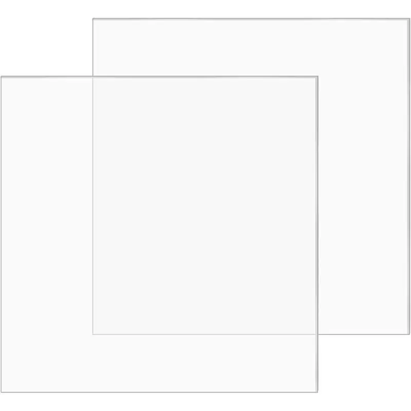 【سعر السعر!】أكريليك لوسادة القطع النقش، قطعتان من ألواح الأكريليك مقاس 7.8 × 6 بوصة للصياغة