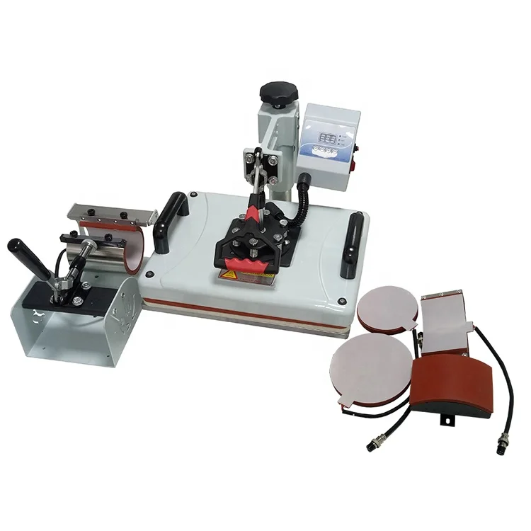 DM 5 In 1 Heat Transfer Machine for Mug Printing T-shirt Sublimation Printing Machine