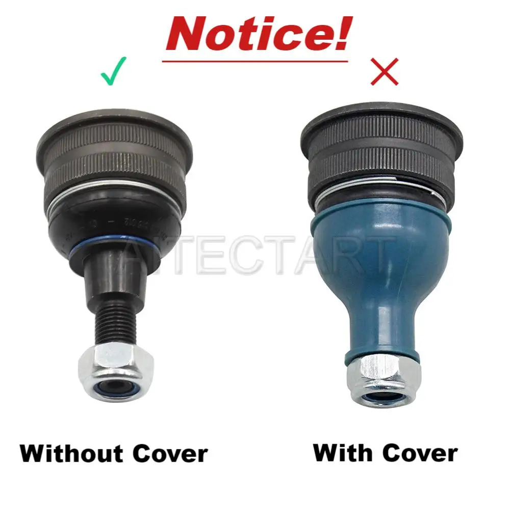 2pcs Front Air Suspension Ball Joint for Mercedes W221 S-Class C216 CL-Class 4MATIC Airmatic, No Protective Cover OEM 2213200538