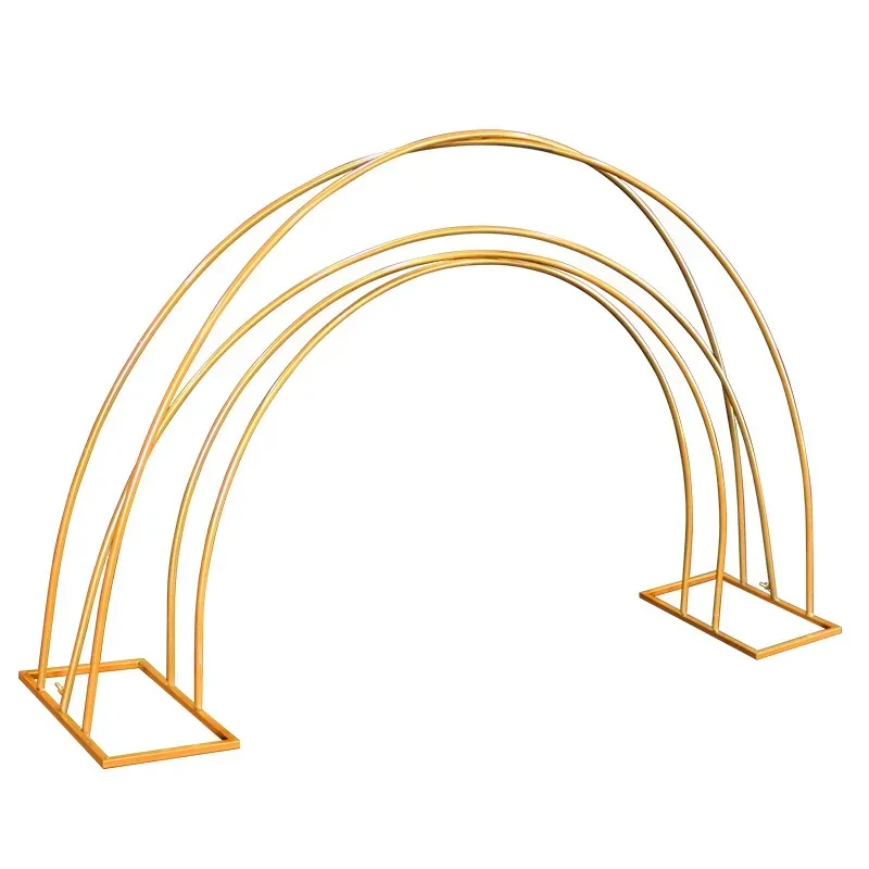 

Colorful road guide wrought iron wedding props flower arrangement flower arrangement, wedding catwalk decoration