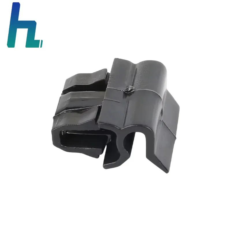 

147287200C 2PCS Front Frunk Hood Bumper Trunk Clip Black For Tesla Model 3