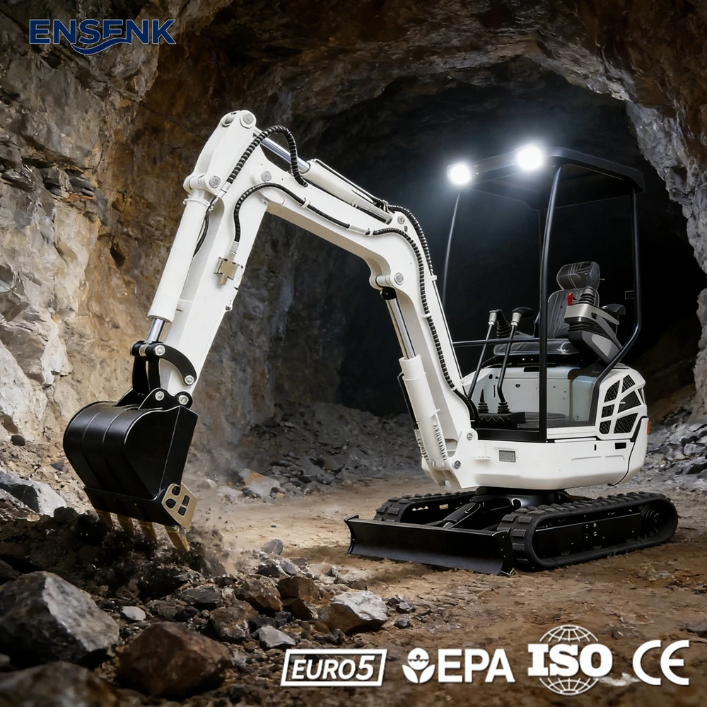 

Mini Excavator 0.8Ton 1.0Ton Construction 1.2Ton 1.5Ton Diesel Engine EPA Euro 5 CE Multifunctional Excavator CE