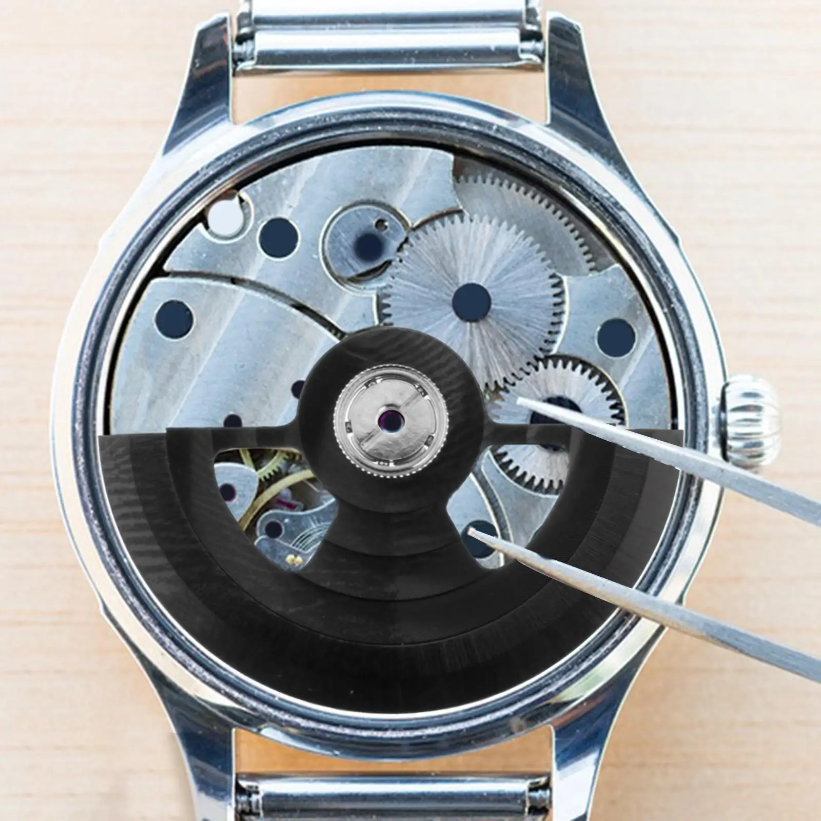 Watch Movement Oscillating Weight Accessory Attachment Rotor Watch Automatic Hammer Rotor Replaces for NH34 6R36 4R36 NH35 6R35