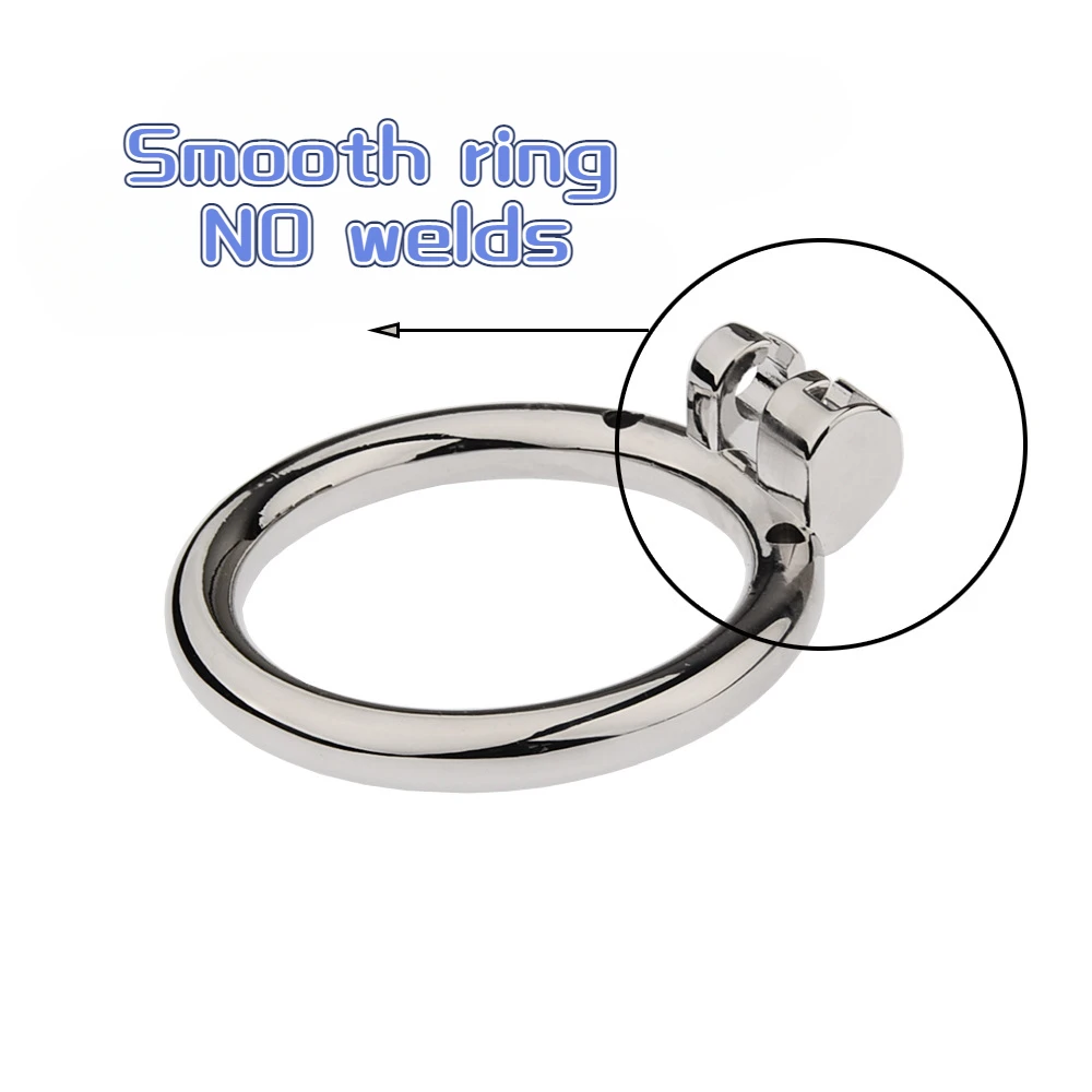 2024 SM Chastity Cage Stainless Steel Cock Cage Upgrade Dormant Built-in Lock Erotic Urethral Adult Sex Toy for Men Gay Sex Shop