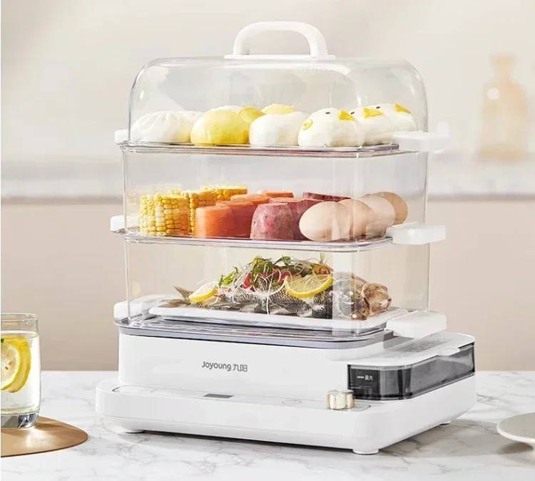 가정용 다기능 전기 스티머, 대용량 전기 스티머, 3 층 다층 찐 계란 냄비