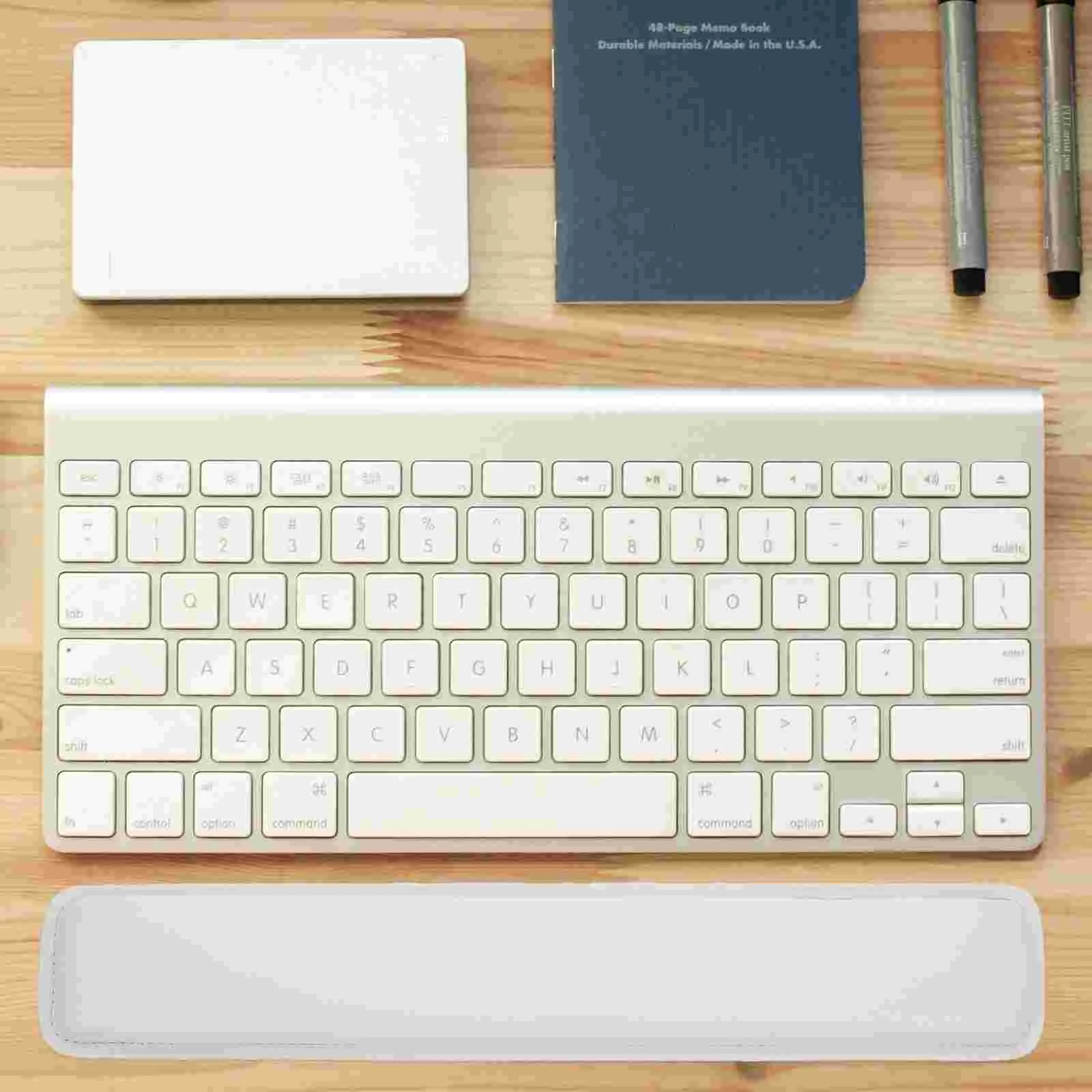 Wrist Pad Keyboard Rest Purple Keyboards Practical White Supple Hand Support Office