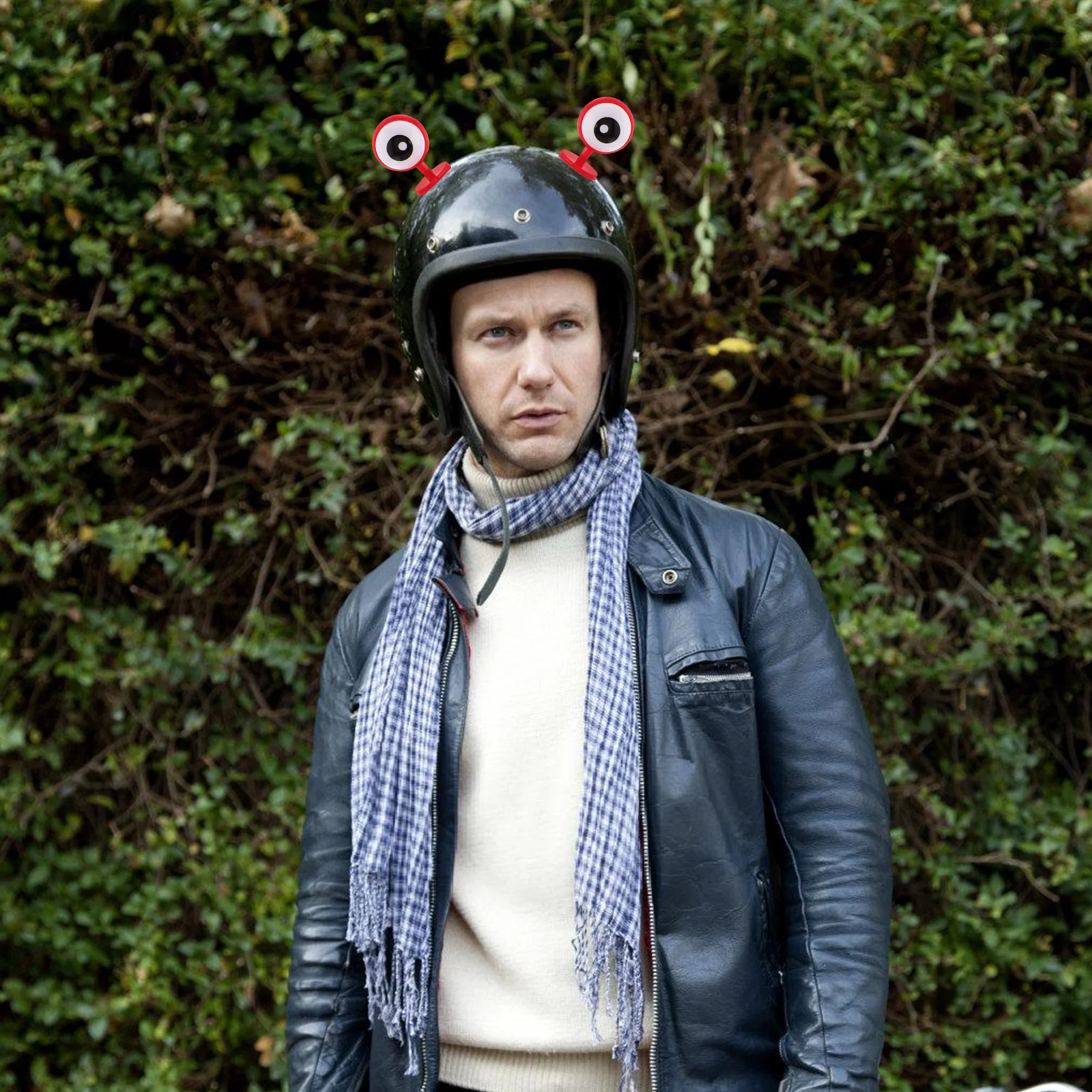 

6Pairs Adorable 3D Eye Stickers Motorcycle Decoration Funny Motorcycle Accessories Personalized Riding Decals