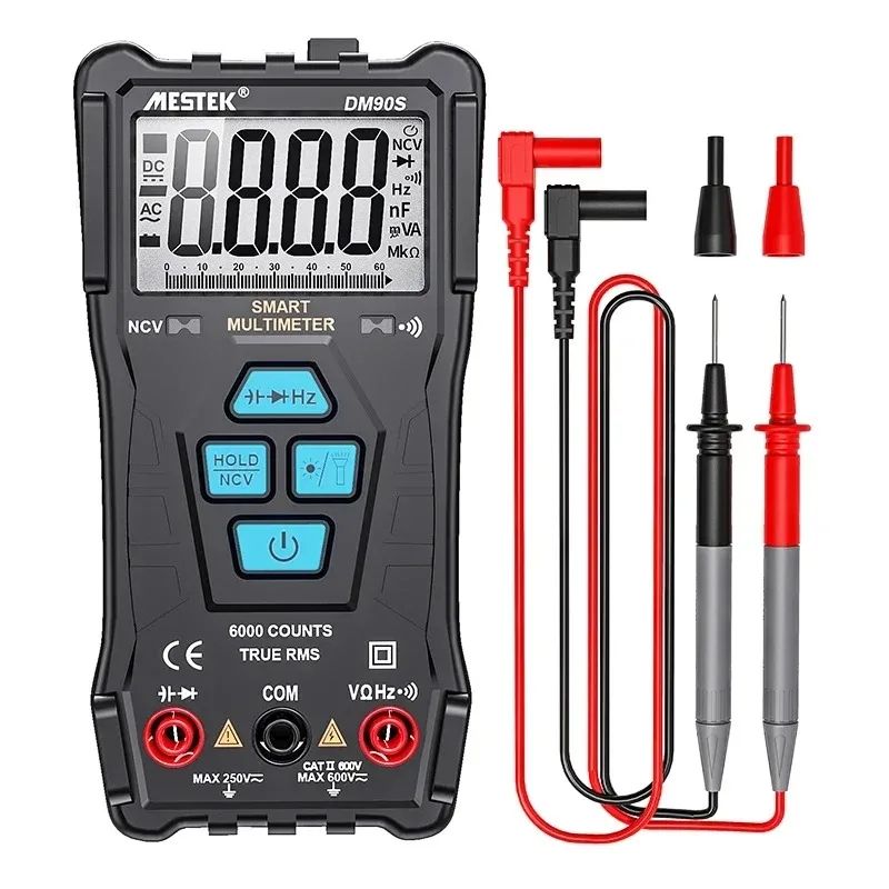 

Mestek DM90S Hoge Snelheid Multimeter Digitale Multimeter Auto Range Tester Multimetre Beter dan DM90A Multimeter Multitester