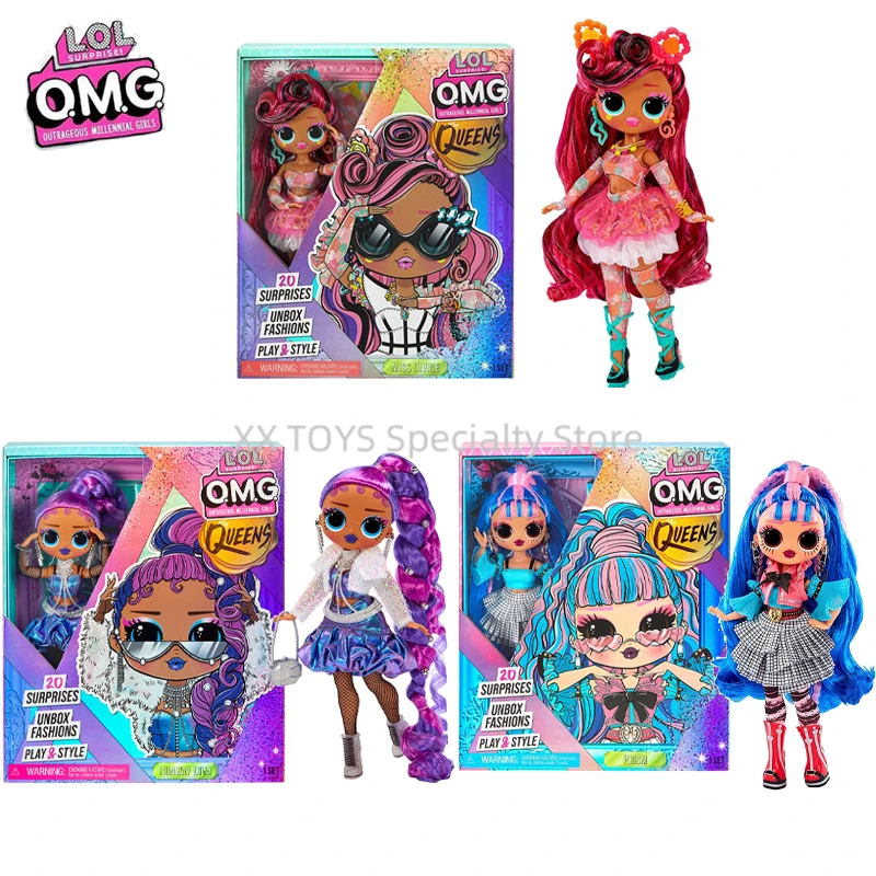 

L.O.L. Surprise! OMG Outrageous Millennial Girls Queens Miss Divine Prism 10-Inch Fashion Doll Girls Dress Up Toys Birthday Gift