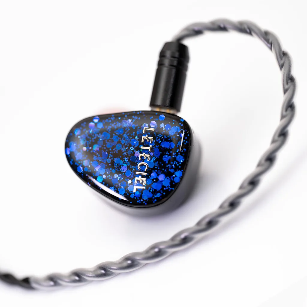 LETECIEL Rock Roll 3 Dinamico HIFI Musica nell'orecchio Auricolari con 3,5 mm 0,78 mm 2 pin 6N OFC Cavo Shark Band IEM