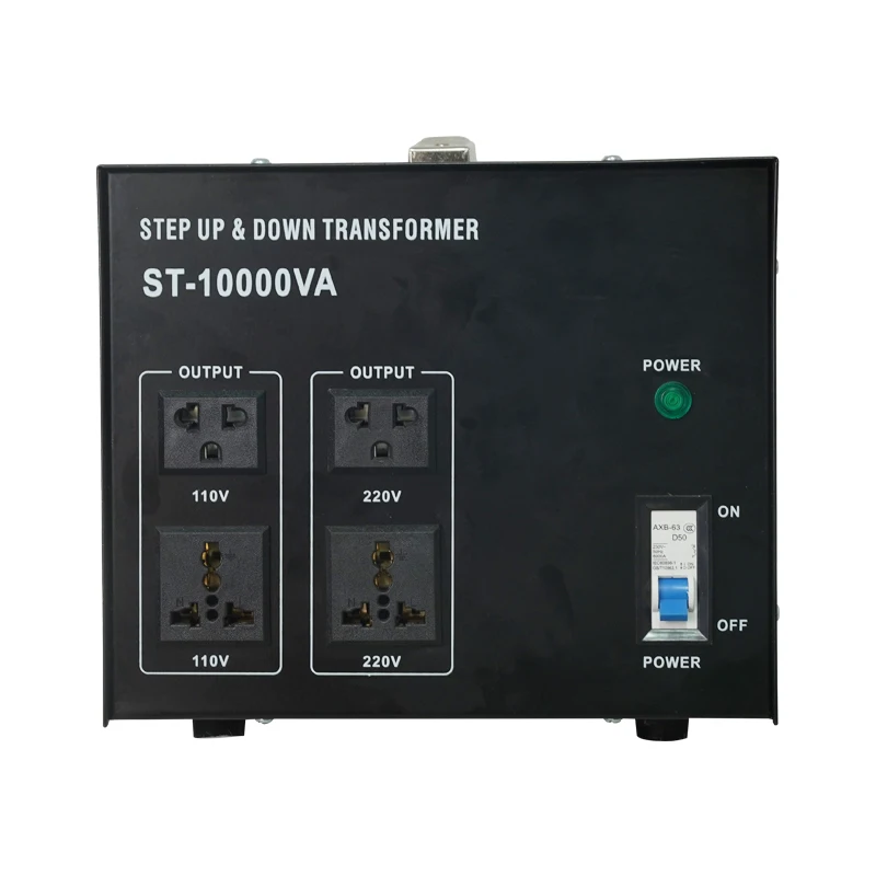

High Power ST 10KVA Single Phase Voltage Transformer 110V To 220V Step Up Converter Household Air Conditioner Fridge