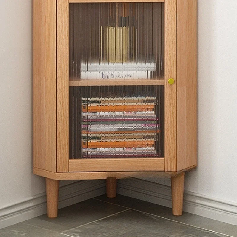 Nordic living room corner cabinet corner storage triangular storage