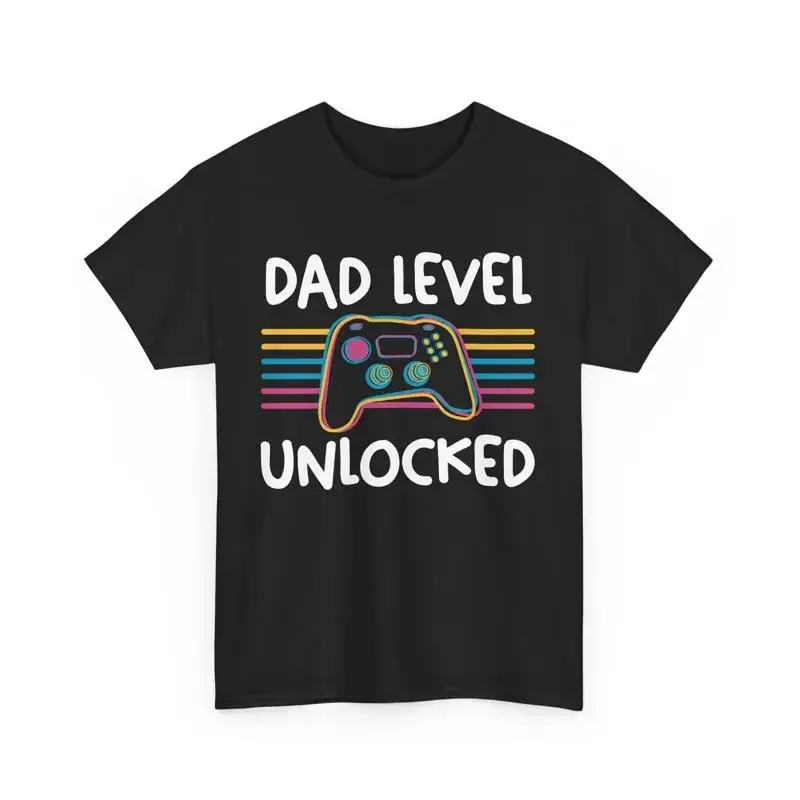 Pregnancy Announcement Gamer Gaming Dad Level Unlocked T shirt