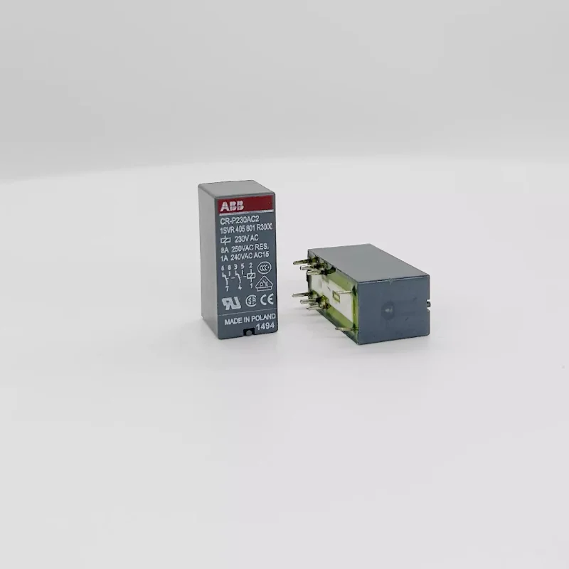 DC24V AC230V ABB Intermediate Relay 8-pin CR-P024DC1 CR-P024DC2 CR-P230AC1 CR-P230AC2
