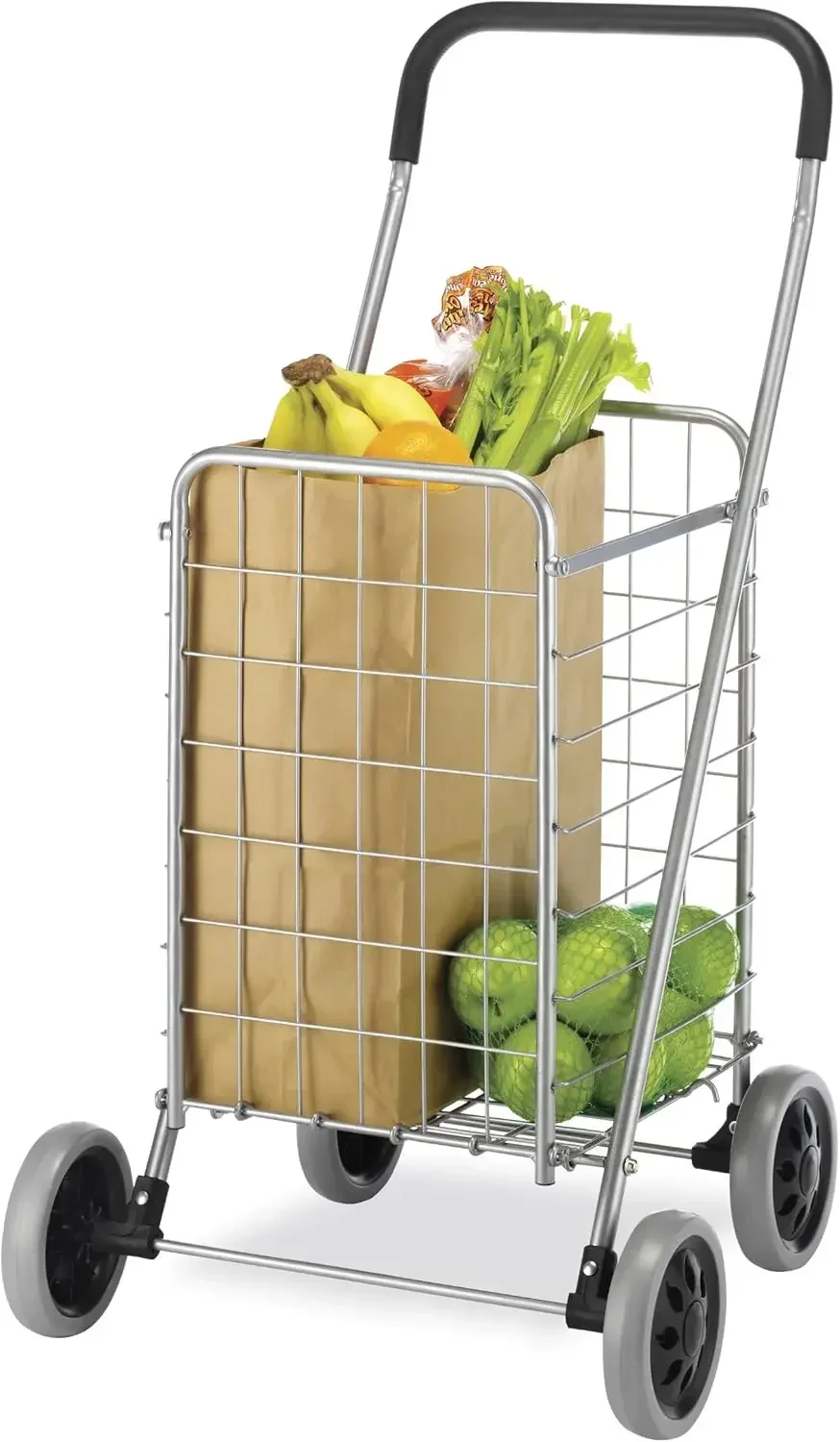 Utility Shopping Cart-Durable Folding Design for Easy Storage