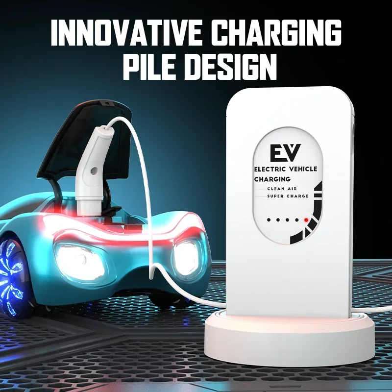 Rc Auto Afstandsbediening Auto Audio Effect Nieuwe Energie Concept Auto en Spray Stromend Licht Meerdere Lichtmodus Vrachtwagen Speelgoedjongen Cadeau